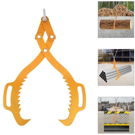 25" 1000 kg/2200 lbs Klauenhaken, Holzgreifer, Hochleistungs-Holzgreifer