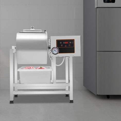 Elektrischer Fleischmischer, intelligente Mariniermaschine, hermetische Mariniermaschine, Fleischwolf, aus Edelstahl, 38 Liter.