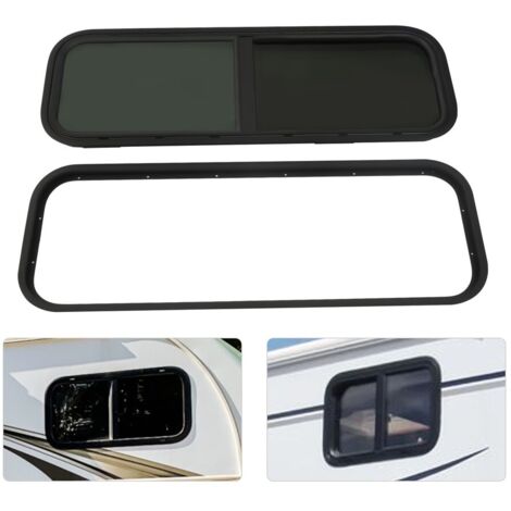 Rechteckig Wohnwagen Schiebefenster aus Aluminium 900x300 Wohnmobil Wohnwagen Pferdetransporter