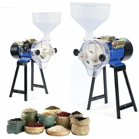 2200W Elektrisch Wet Malzmühle mit Funnel Heimbrauer Futtermühle Reismühle Schrotmühle Getreidemühle