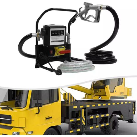 Diesel Motor 45L/min Pumpe 45L/min | Selbstansaugend 175W | Für Traktor LKW Heizöl Diesel Pumpe Dieselpumpe 12v