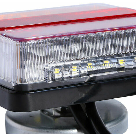 LED Rückleuchten für Pkw Anhänger, verkabelt, magnetisch 7-polig, Set Pkw  Beleuchtung Rücklicht