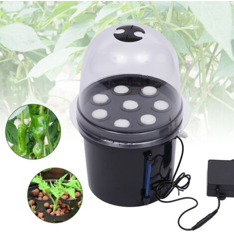 8 Löcher Pflanzen zum Pikieren Aeroponic Hydroponisches System Aeroponisches Hydroponisches System