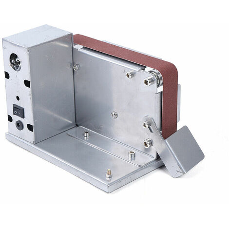 795 Motor Elektro-Bandschleifer DIY Schleifmaschine Mini Sandbandmaschine Polier Messermacher Schleifer Bandschleifmaschine Bandschleifer