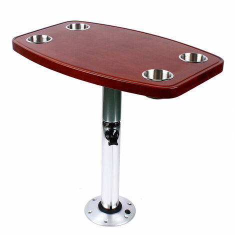 Tischfuß Tischgestell Tischbein Für Boot Wohnmobil RV Tisch Drehbare Fuß  360° DE