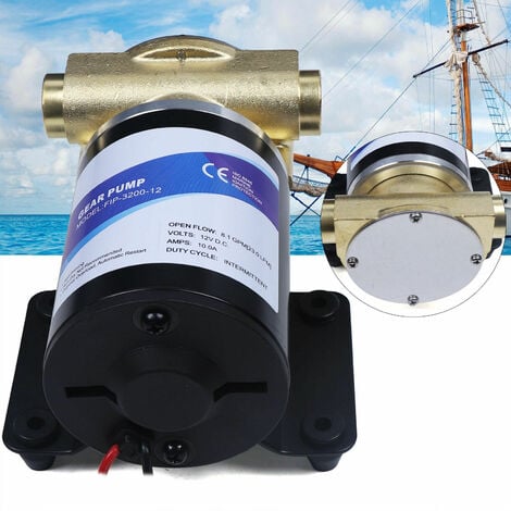 23L min Wasserpumpe Membranpumpe Pumpe Selbstansaugende 12V Hochdruckpumpe  Yacht Hochdruckpumpe