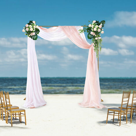 FiVan Bogen-Hintergrund Aus Spandex – Dehnbarer Fotohintergrund Für Babyparty, Hochzeit & Feiern, 2,2x1,2 M