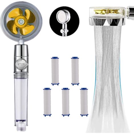 Venteo SAVEWATER POWER Duschkopf – Wassersparend Mit Turbo-Druck, 3 Einstellungen, Integriertem Filter