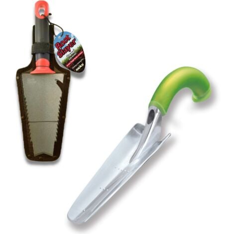 Handgeführter RootSlayer + ergonomische Pflanzschaufel