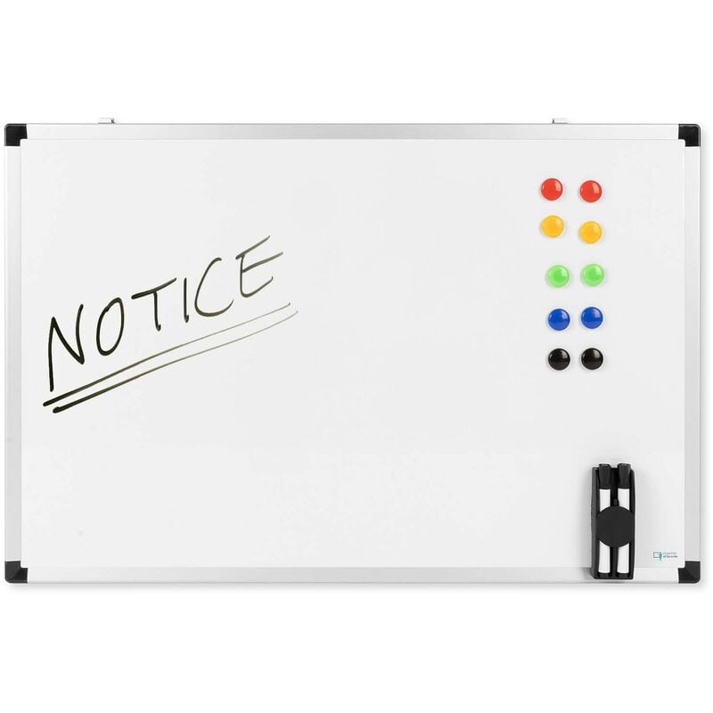 Tableau de notes de message en acrylique avec lampe à LED, tableau  d'écriture blanc pour