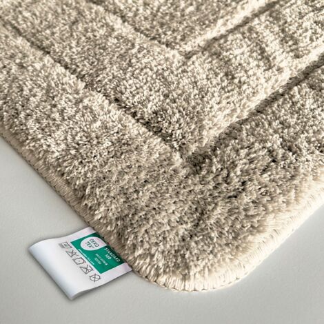 Tapis De Bain Super Absorbant Antidérapant - 80x120 Cm - Chenille Doux, Séchage Rapide, Lavable Machine