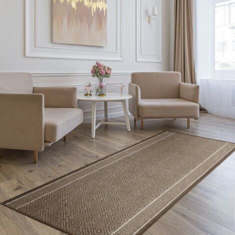 Tapis de couloir Olymp Polyamide Antidérapant Brun 80 x 150 cm (1/5)