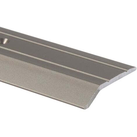 Floordirekt – Barre de seuil en aluminium 100 cm – Largeur 30 mm – Épaisseur de revêtement 4-5 mm – Pré-percée pour montage facile