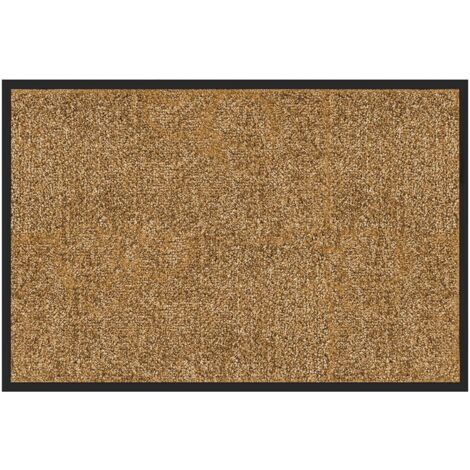 Tapis de Porte Paillasson d'entrée Rhine Beige 120 x 600 cm