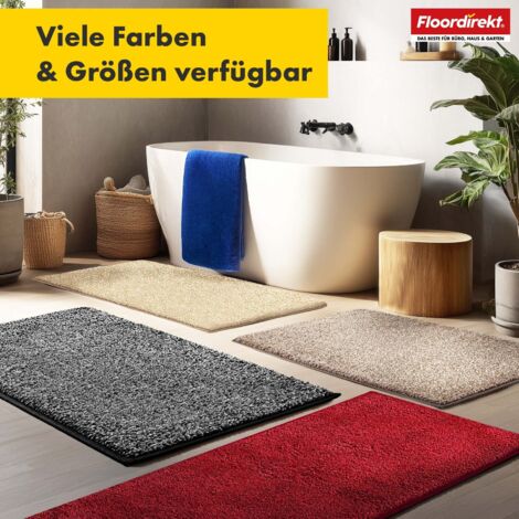 Tapis De Bain Nasa Marron 60 X 90 Cm | Leroy Merlin