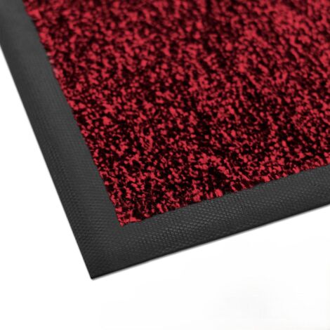 Tapis SPACE 205, Élégance et Performance pour Votre Entrée, Rouge 60 x 90 cm