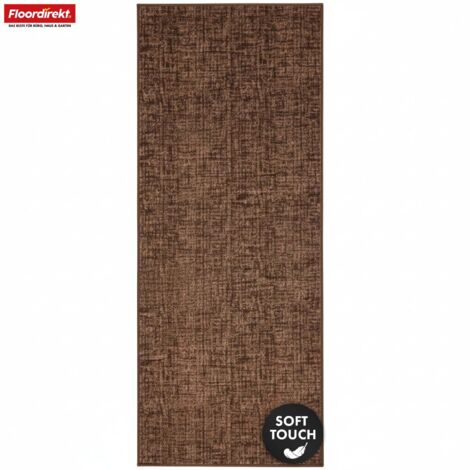 Tapis coureur Tessaro Brun 80 x 50 cm
