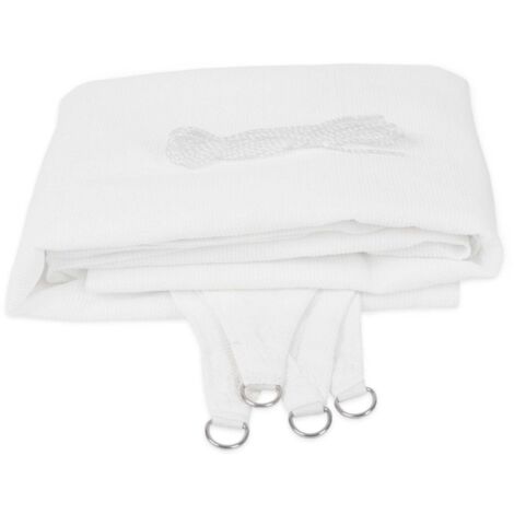 Voile d'ombrage Respirant Blanc 3 x 3 m (1/5)
