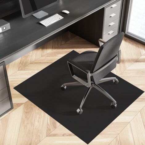 Tapis de protection des sols avec bord biseauté Kleopatra Noir 90 x 150 cm