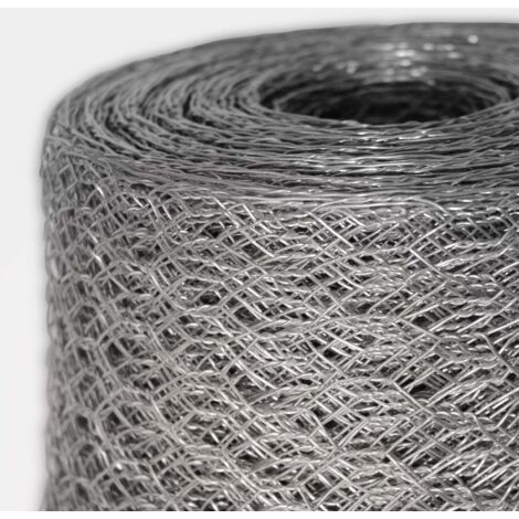 Karat – Grillage triple torsion en fil galvanisé 100 cm x 10 m – Maille hexagonale 13 mm – Résistant aux intempéries – Pour enclos animaux (1/5)
