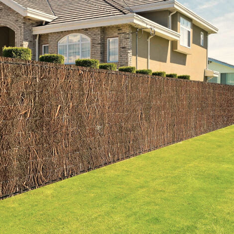 Karat – Canisse brise-vue en bruyère naturelle 300 cm – Tissage fil galvanisé – Résistante aux intempéries – Épaisseur 10-20 mm