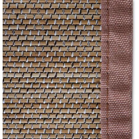 Tapis en bambou Panda Enroulable Marron 90 x 120 cm (1/5)