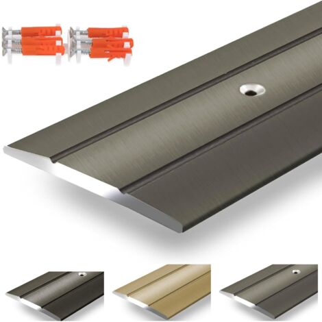 Barre de seuil Firm K132 Forme: C : 36 mm Longueur: 134 cm Pré-percé Champagne