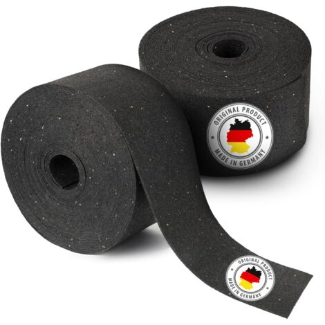 Tapis anti-vibration En caoutchouc Rôle Épaisseur : 5 mm, 150 mm Longueur: 5000 mm