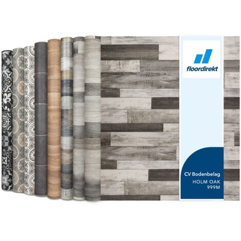 Rouleaux, Dalles et lames PVC 100 x 200 cm Épaisseur de 2,7 mm Revetement Idéal pour les passages intensifs Holm Oak 999m (1/5)