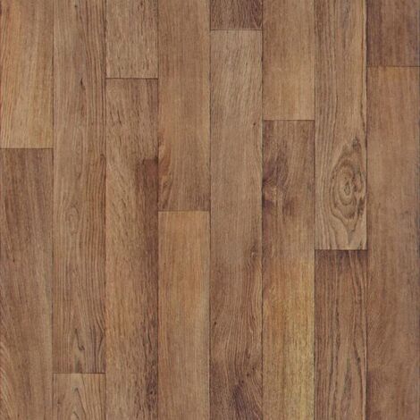 Revêtement De Sol PVC Vinyle Atlantic - Aspect Bois/carrelage, Vendu Au Mètre