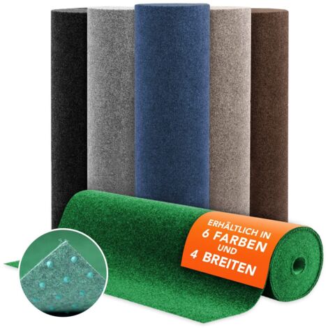 Rouleau de Gazon Synthétique Pelouse synthétique Farbwunder Pro Noir 100 x 250 cm