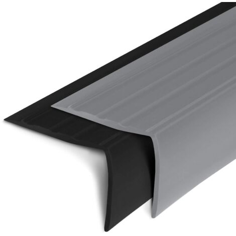 Seuil d'escalier Michigan PVC 45 x 42 mm Gris Longueur: 100 cm