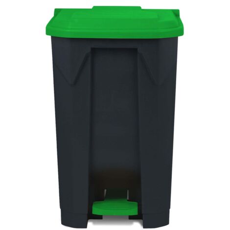 Conteneur à Déchets Multi-Couleurs, Vert 100 Litres
