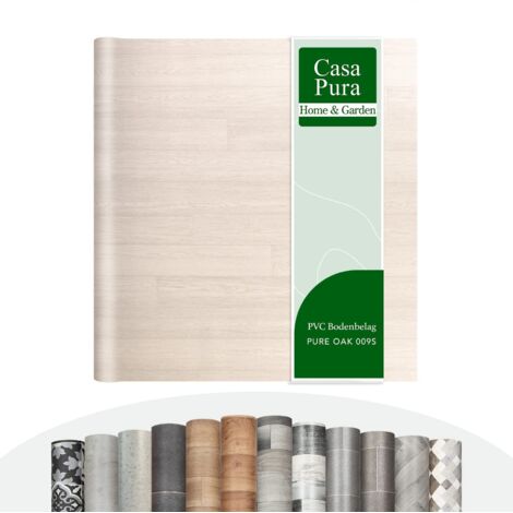 Pure Oak 009s Aspect Bois carrelage Revêtement de Sol, 200 x 600 cm (1/5)