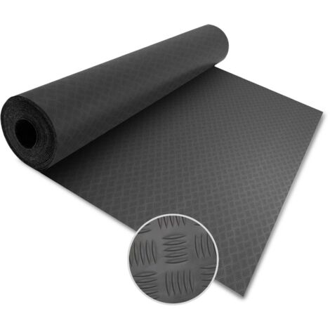 Revêtement de sol en PVC Diamond Cut, Épaisseur : 2 mm, Gris foncé, 120 x 200 cm (1/5)