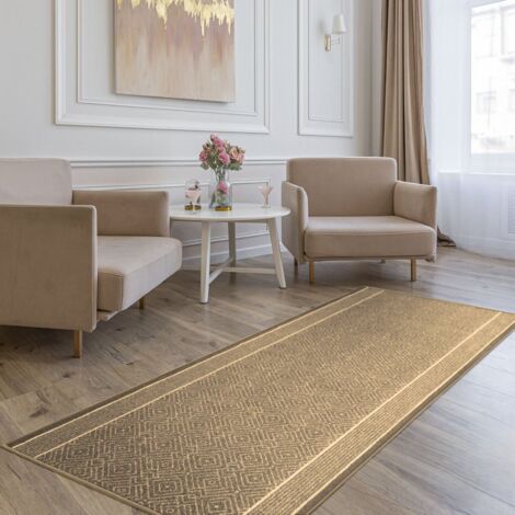 Tapis sur mesure Olymp, Tapis d'intérieur Motif losanges, Beige, 80 x 100 cm (1/5)