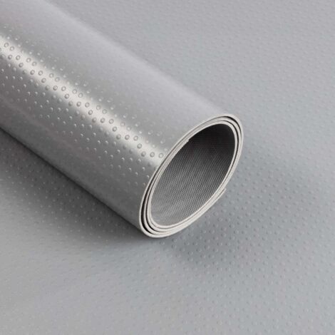 Tapis en caoutchouc Dots Gris Épaisseur : 2 mm d'épaisseur, 120 x 700 cm (1/5)