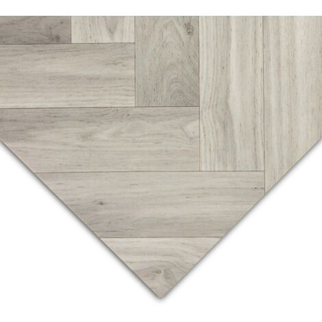 Revêtement de sol en PVC extra résistant à l'abrasion Oak Chevron 907m, 100 x 700 cm (1/5)