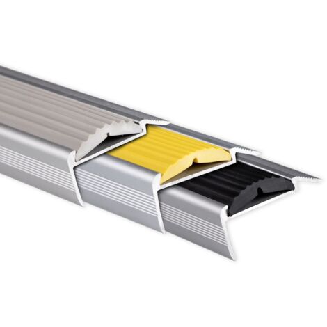 Seuil d'escalier Avec simple caoutchouc Power Grip Longueur: 100 cm Autocollant Noir (1/5)
