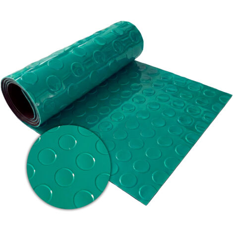 Revêtement de sol PVC Coin Mirror, Vert, 110 x 150 cm