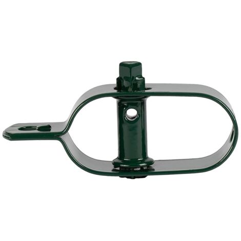 Lot de 10 tendeurs de clôture - Vert ou galvanisé - Convient pour différentes épaisseurs de fil - 3 tailles, Vert, 100 mm