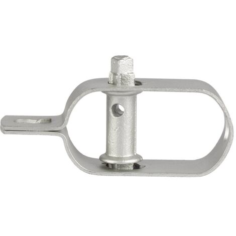 Lot de 10 tendeurs de clôture - Vert ou galvanisé - Convient pour différentes épaisseurs de fil - 3 tailles, Galvanisé, 115 mm