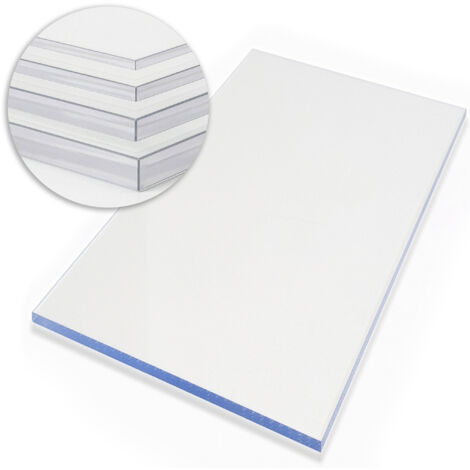 X 1 Plaque polystyrène transparent 3,7 mm, 150 x 50 cm