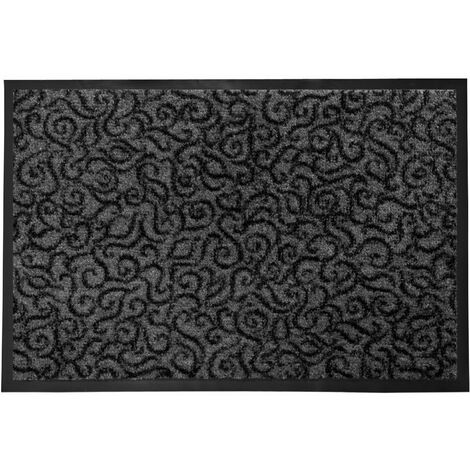 Paillasson d'entrée Brasil Gris anthracite 90 x 120 cm