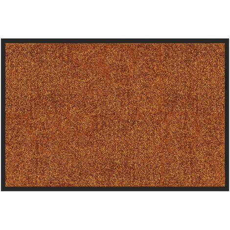 Tapis de Porte Paillasson d'entrée Rhine Marron 120 x 180 cm