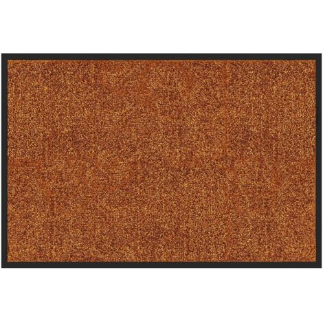 Tapis de Porte Paillasson d'entrée Rhine Marron 135 x 200 cm