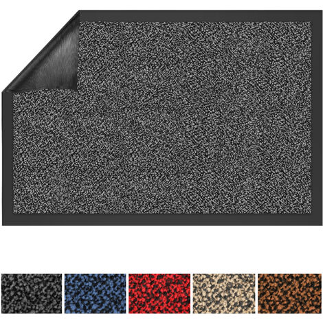 paillasson sur mesure 90cm gris (L=30m) de tapis d'entrée absorbant