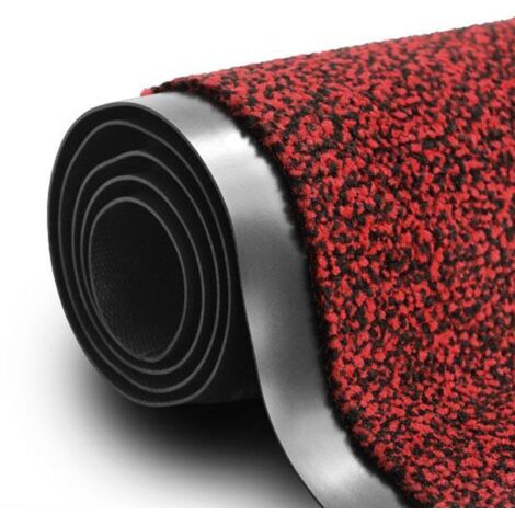 Tapis de Porte Paillasson d'entrée SKY Performa, Rouge 60 x 180 cm