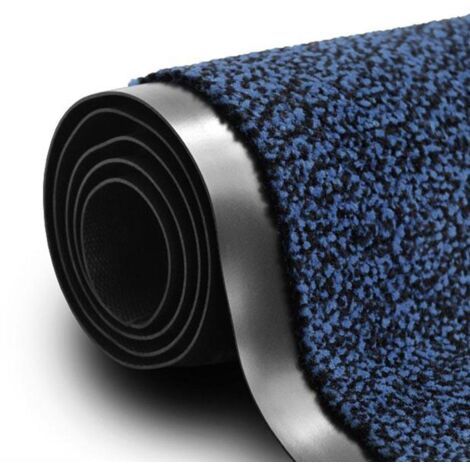 Tapis de Porte Paillasson d'entrée SKY Performa, Bleu, 120 x 300 cm