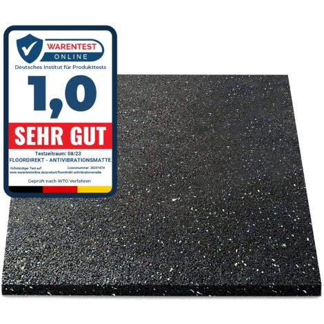 Tapis Anti-Vibrations Qui absorbe Les Vibrations et Le Bruit, découpable, ep = 20 mm, 62,5 x 300 cm
